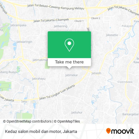 Kedaz salon mobil dan motor map