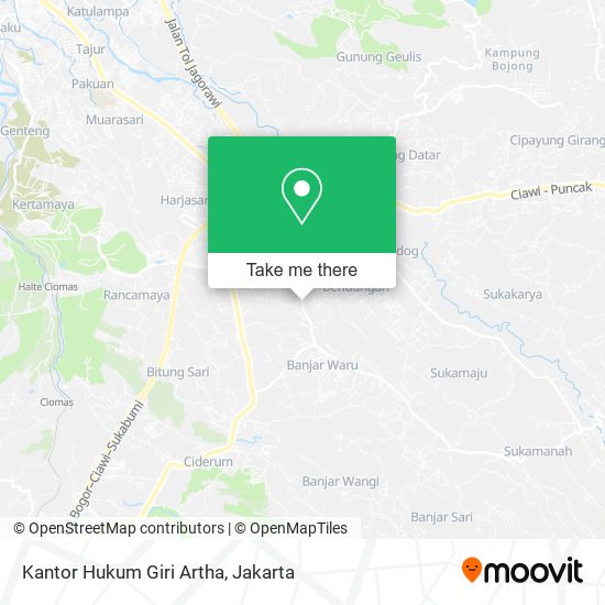 Kantor Hukum Giri Artha map