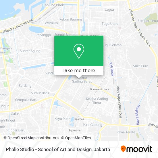 Phalie Studio - School of Art and Design map