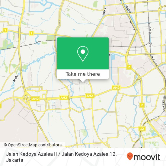 Jalan Kedoya Azalea II / Jalan Kedoya Azalea 12 map