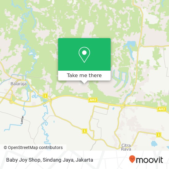 Baby Joy Shop, Sindang Jaya map