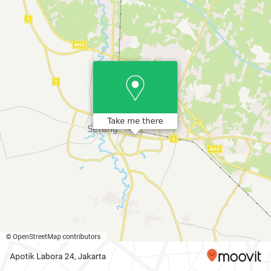 Apotik Labora 24, Jalan Jend a Yani map