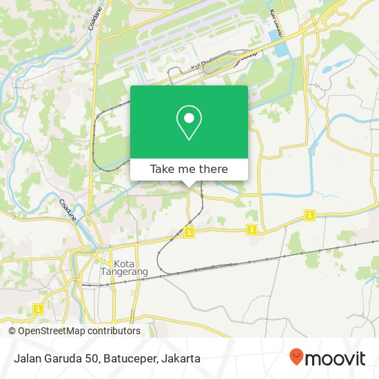 Jalan Garuda 50, Batuceper map