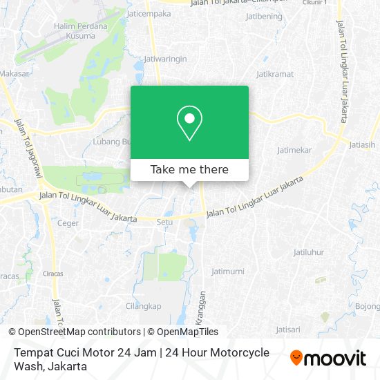 Tempat Cuci Motor 24 Jam | 24 Hour Motorcycle Wash map