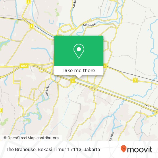 The Brahouse, Bekasi Timur 17113 map