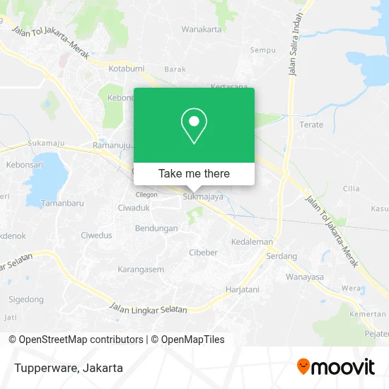 Tupperware map
