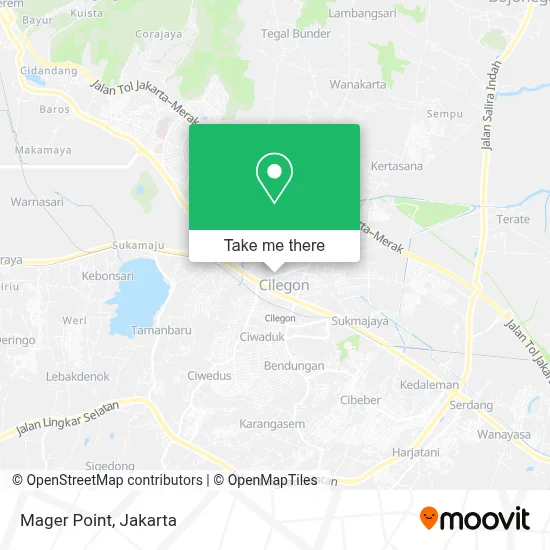 Mager Point map