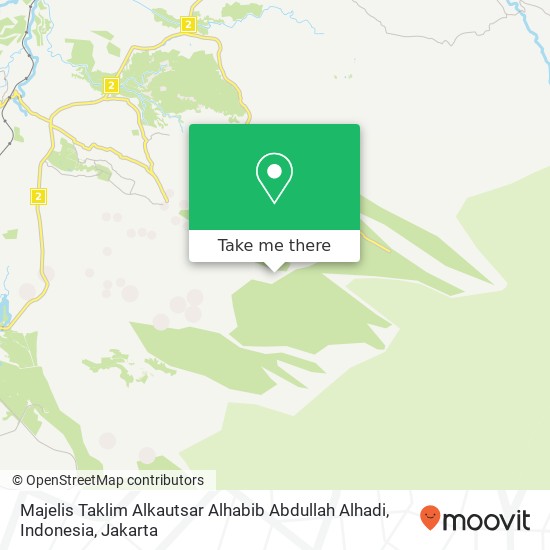 Majelis Taklim Alkautsar Alhabib Abdullah Alhadi, Indonesia map
