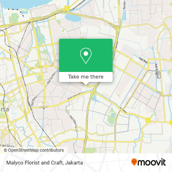 Malyco Florist and Craft map