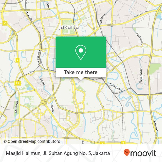 Masjid Halimun, Jl. Sultan Agung No. 5 map