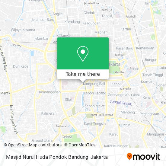 Masjid Nurul Huda Pondok Bandung map