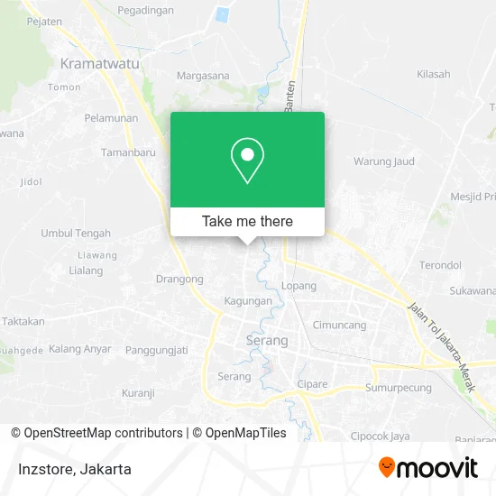 Inzstore map