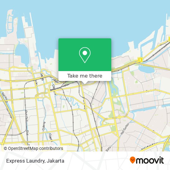 Express Laundry map