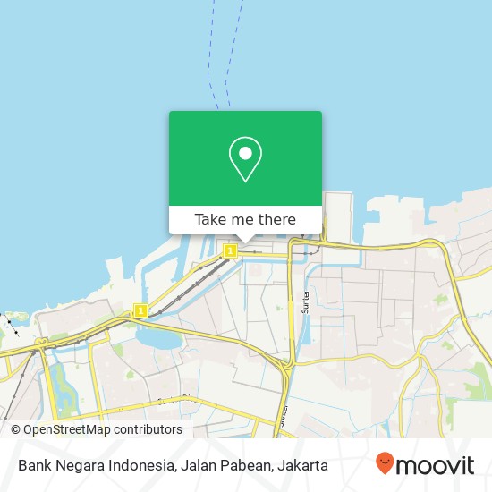 Bank Negara Indonesia, Jalan Pabean map