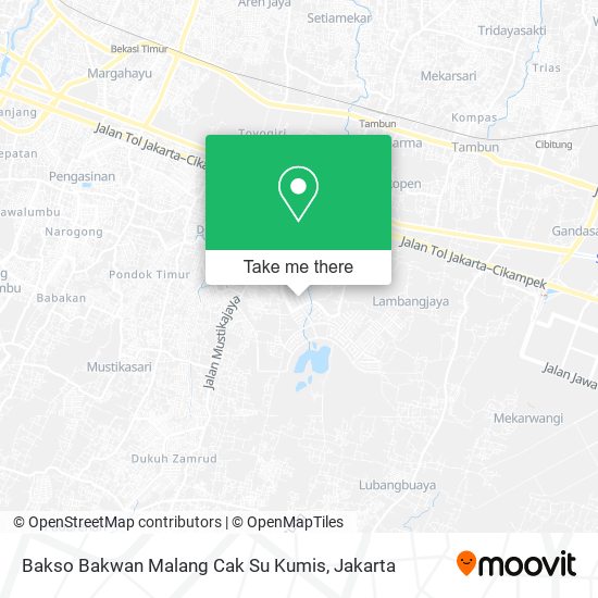 Bakso Bakwan Malang Cak Su Kumis map