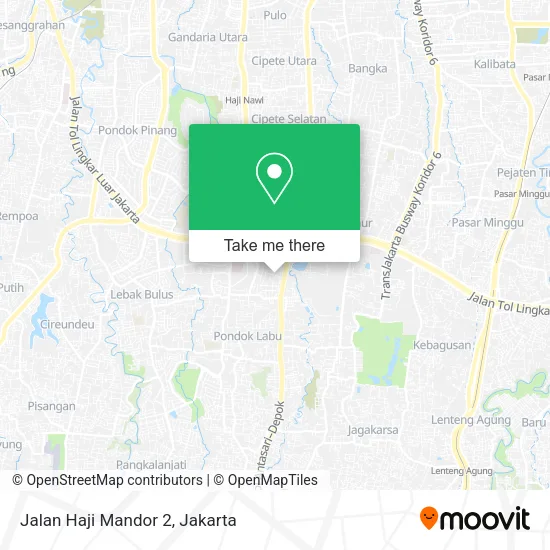 Jalan Haji Mandor 2 map