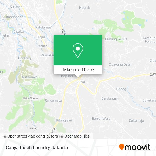 Cahya Indah Laundry map