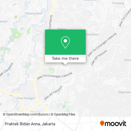 Praktek Bidan Anna map