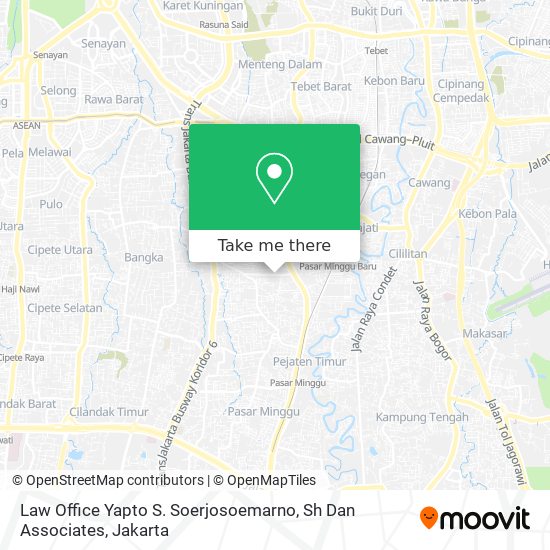 Law Office Yapto S. Soerjosoemarno, Sh Dan Associates map