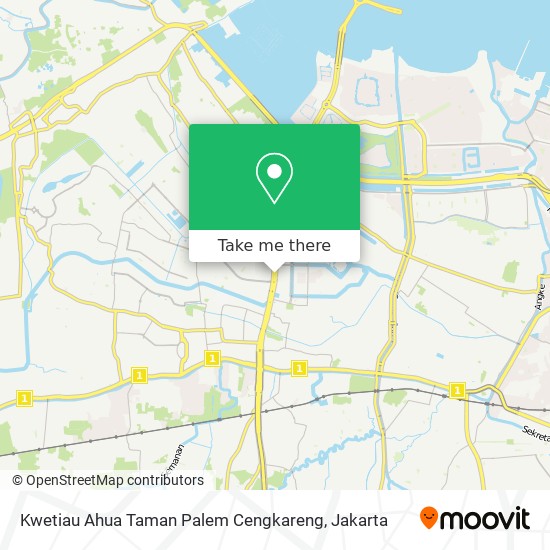 Kwetiau Ahua Taman Palem Cengkareng map