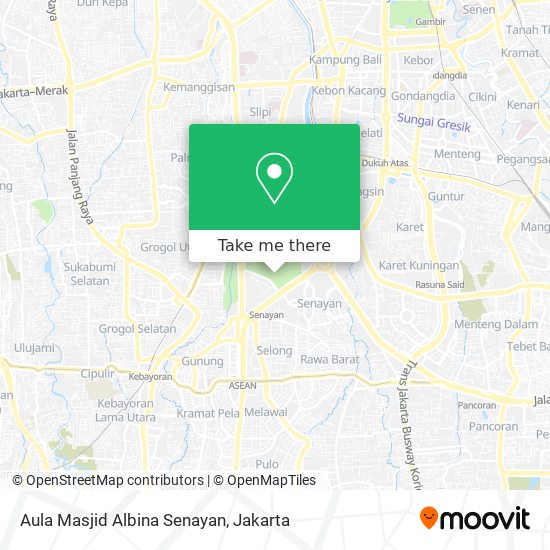 Aula Masjid Albina Senayan map