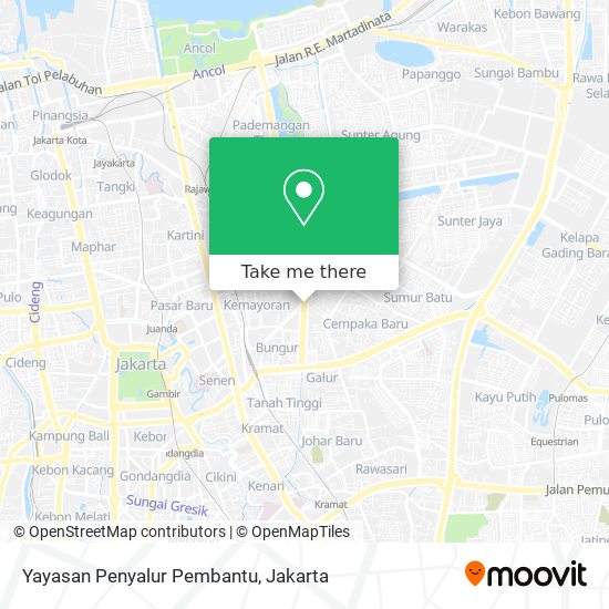 Yayasan Penyalur Pembantu map