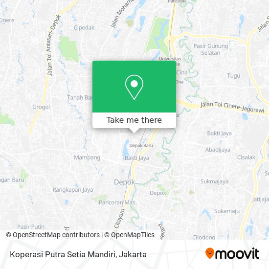 Koperasi Putra Setia Mandiri map