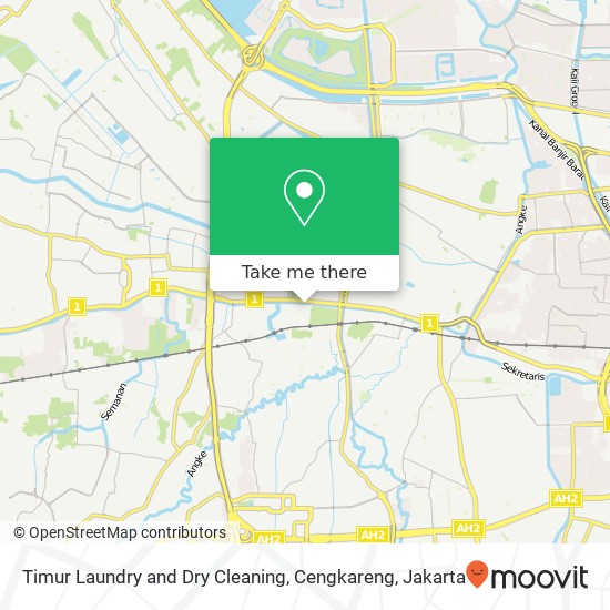Timur Laundry and Dry Cleaning, Cengkareng map