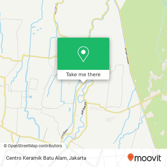 Centro Keramik Batu Alam, Jalan Raya Babelan map