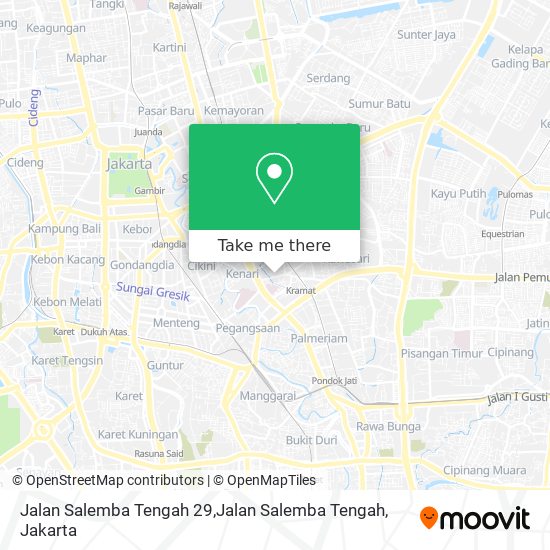 Jalan Salemba Tengah 29,Jalan Salemba Tengah map