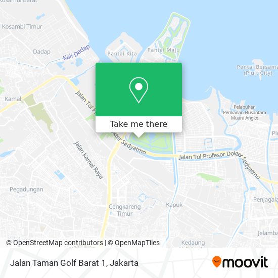 Jalan Taman Golf Barat 1 map
