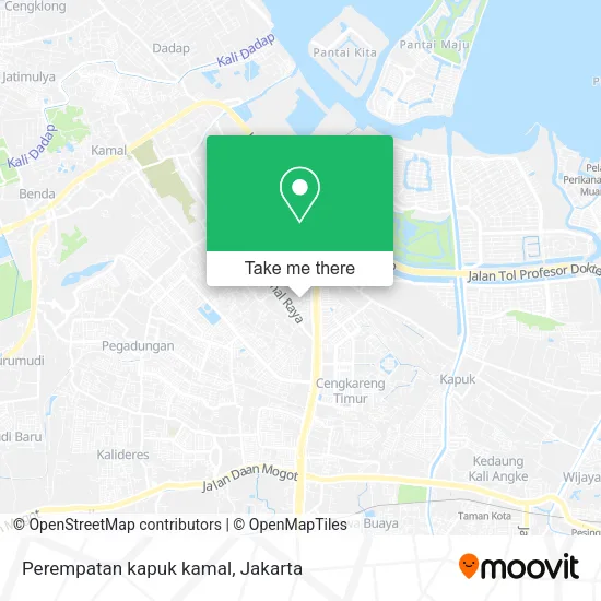 Perempatan kapuk kamal map