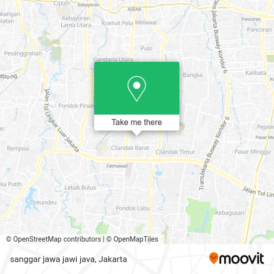 sanggar jawa jawi java map