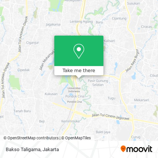 Bakso Taligama map