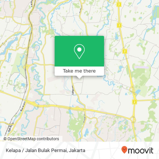 Kelapa / Jalan Bulak Permai map