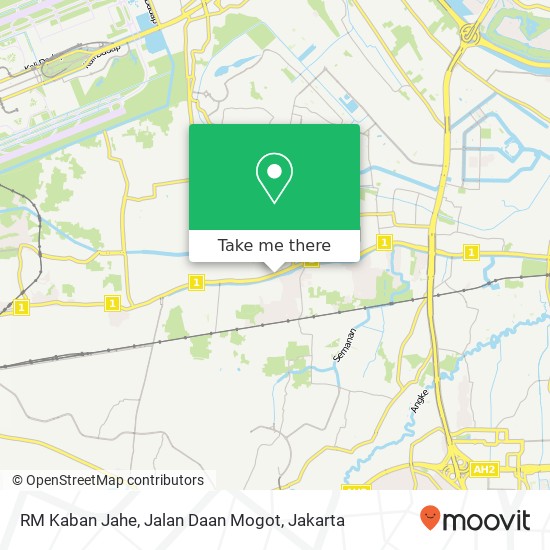 RM Kaban Jahe, Jalan Daan Mogot map