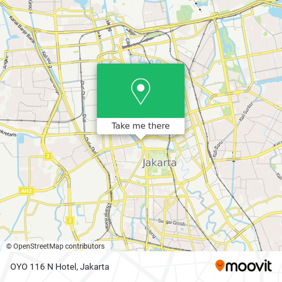 OYO 116 N Hotel map