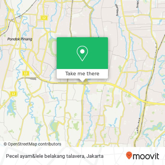 Pecel ayam&lele belakang talavera map