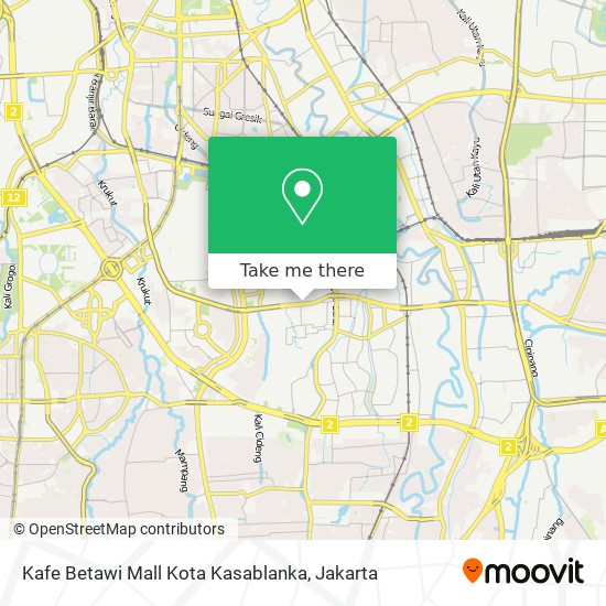 Kafe Betawi Mall Kota Kasablanka map