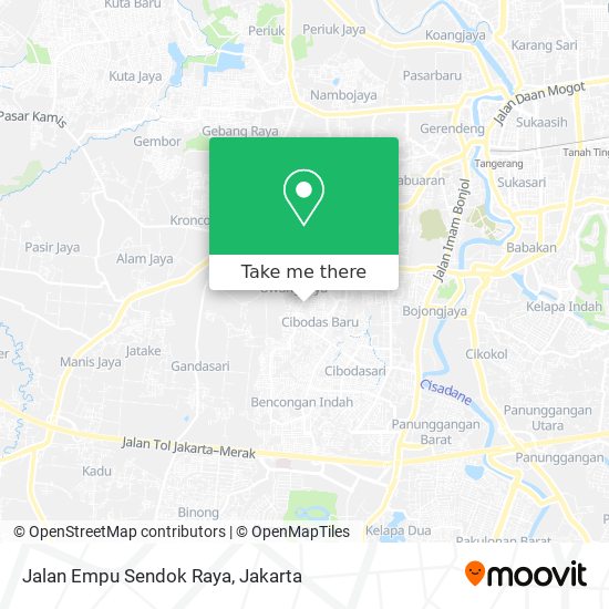 Jalan Empu Sendok Raya map