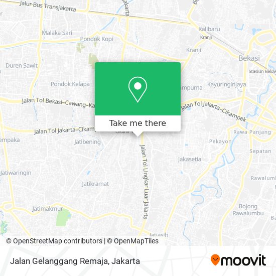 Jalan Gelanggang Remaja map