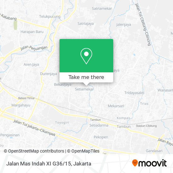 Jalan Mas Indah XI G36/15 map
