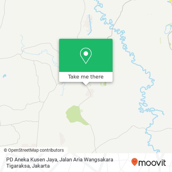 PD Aneka Kusen Jaya, Jalan Aria Wangsakara Tigaraksa map