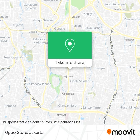 Oppo Store map