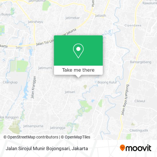 Jalan Sirojul Munir Bojongsari map
