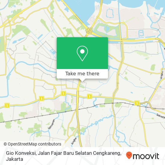 Gio Konveksi, Jalan Fajar Baru Selatan Cengkareng map