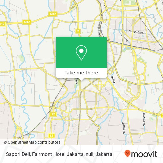 Sapori Deli, Fairmont Hotel Jakarta, null map