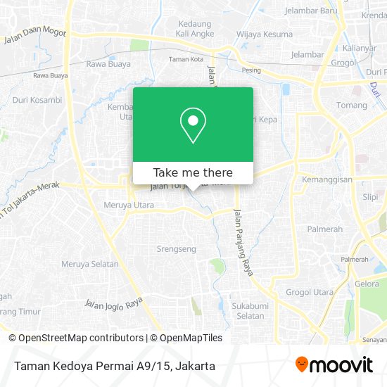 Taman Kedoya Permai A9/15 map