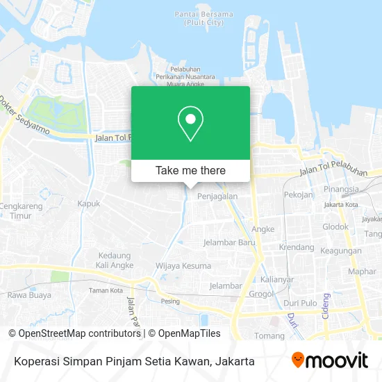 Koperasi Simpan Pinjam Setia Kawan map