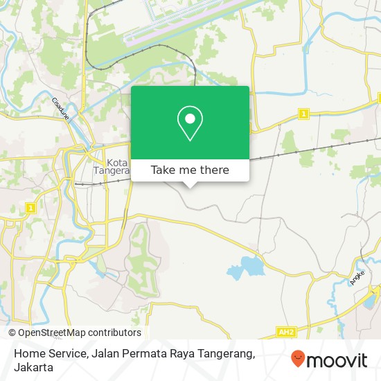 Home Service, Jalan Permata Raya Tangerang map